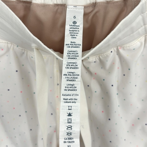 Lululemon Hotty Hot Shorts in RARE Funfetti Women’s Size 6 - Picture 2 of 10